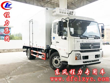 湖北程力東風(fēng)天錦冷藏車(chē)完工圖片