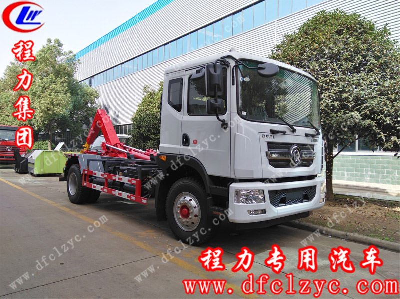 湖北程力專用汽車有限公司東風D9勾臂垃圾車