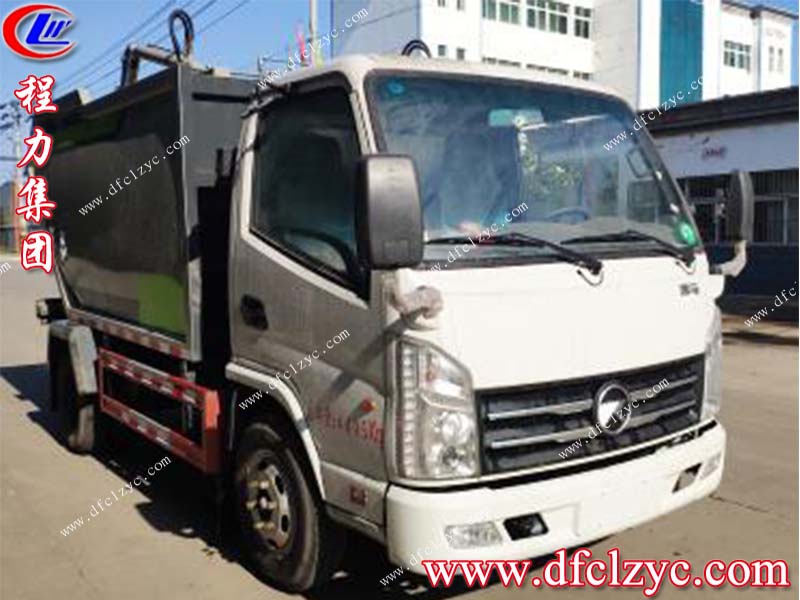 （國六）凱馬自裝卸式掛桶垃圾車