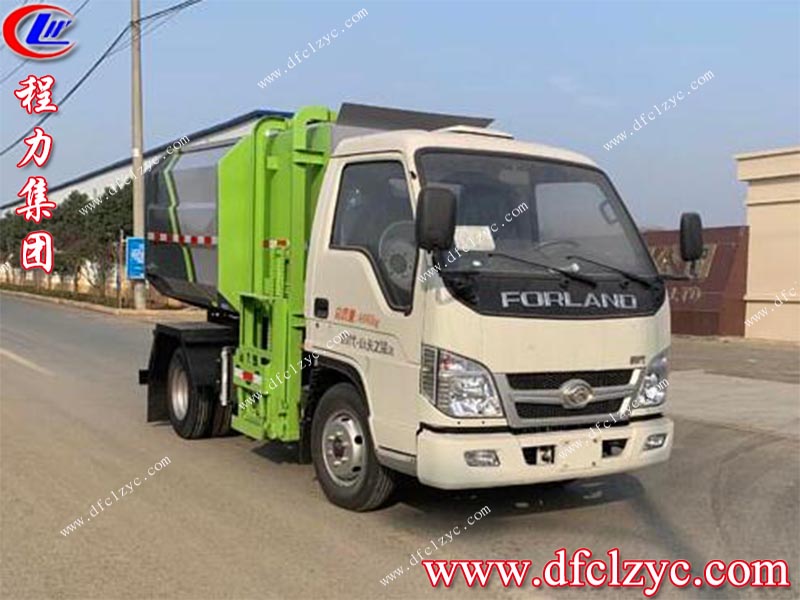 （國六）福田5方自裝卸式掛桶垃圾車