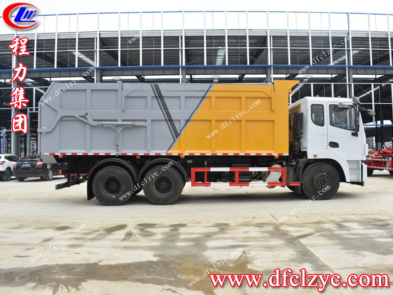 （國六）東風(fēng)后雙橋壓縮式對接垃圾車
