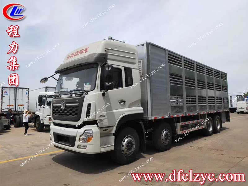 （國(guó)五）東風(fēng)天龍前四后八鋁合金運(yùn)豬車